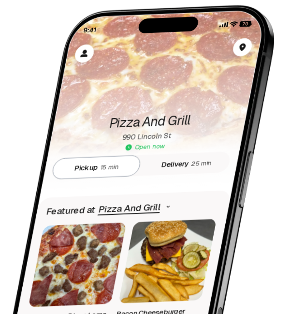 Pizza And Grill app preview