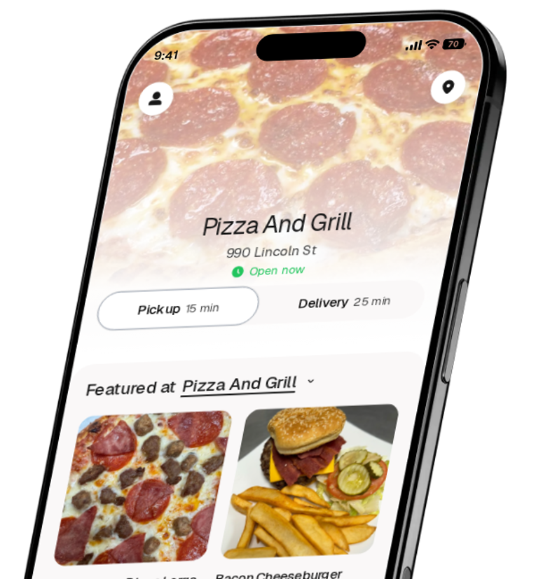 Pizza And Grill app preview
