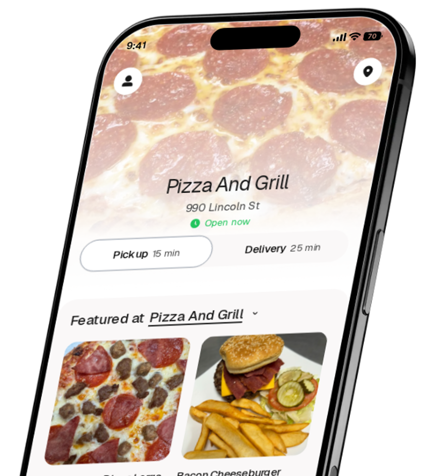 Pizza And Grill app preview