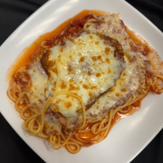 Baked Parmesan.