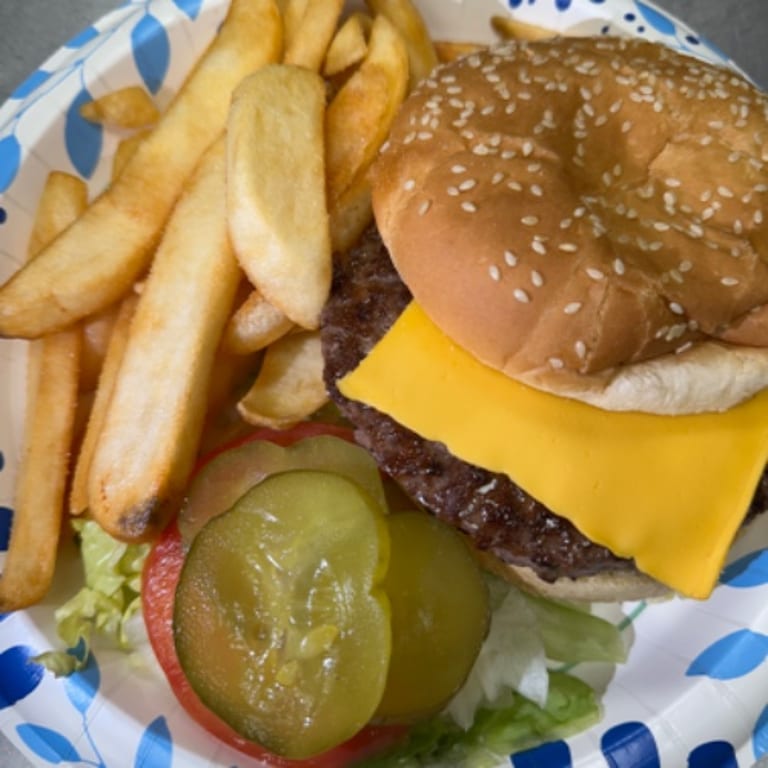 Indulge in Our Cheeseburger
